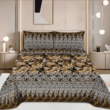 Luxury Crystal Cotton Bedsheet (King Size) CCB-K04