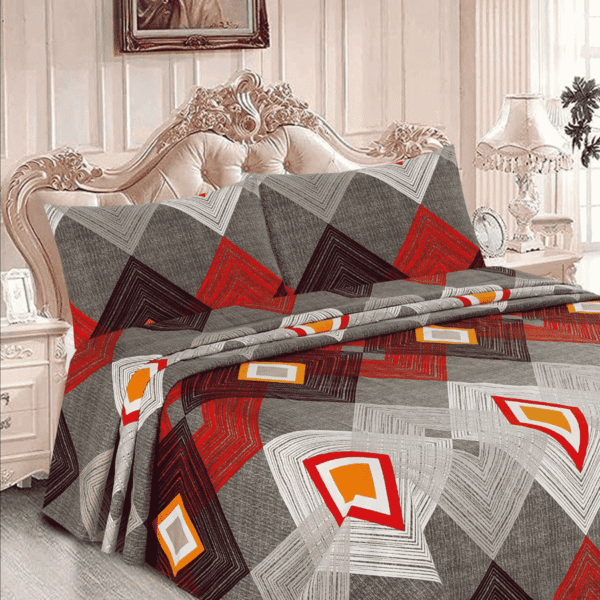 Luxury Crystal Cotton Bedsheet (King Size) CCB-K05