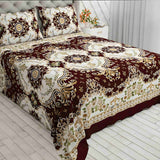 Luxury Crystal Cotton Bedsheet (King Size) CCB-K12