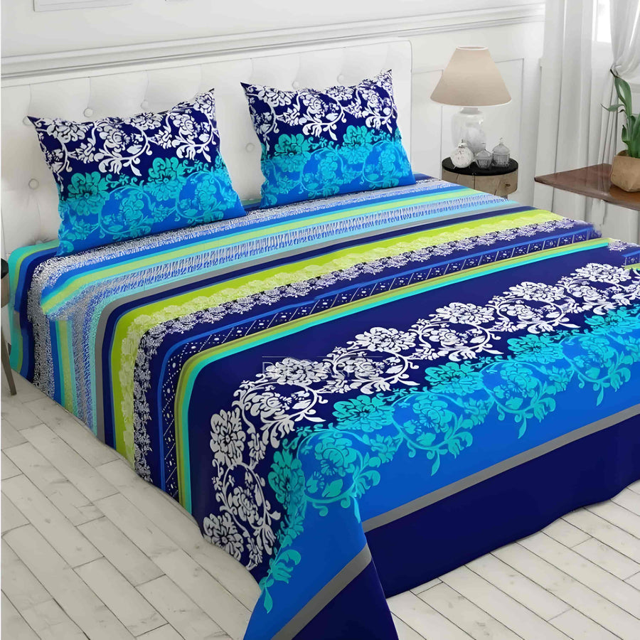 Luxury Crystal Cotton Bedsheet (King Size) CCB-K13