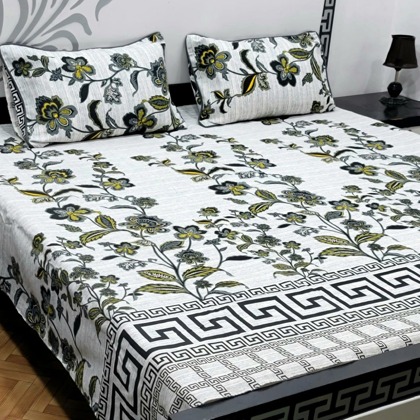 Luxury Crystal Cotton Bedsheet (King Size) CCB-K48