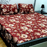 Luxury Crystal Cotton Bedsheet (King Size) CCB-K47
