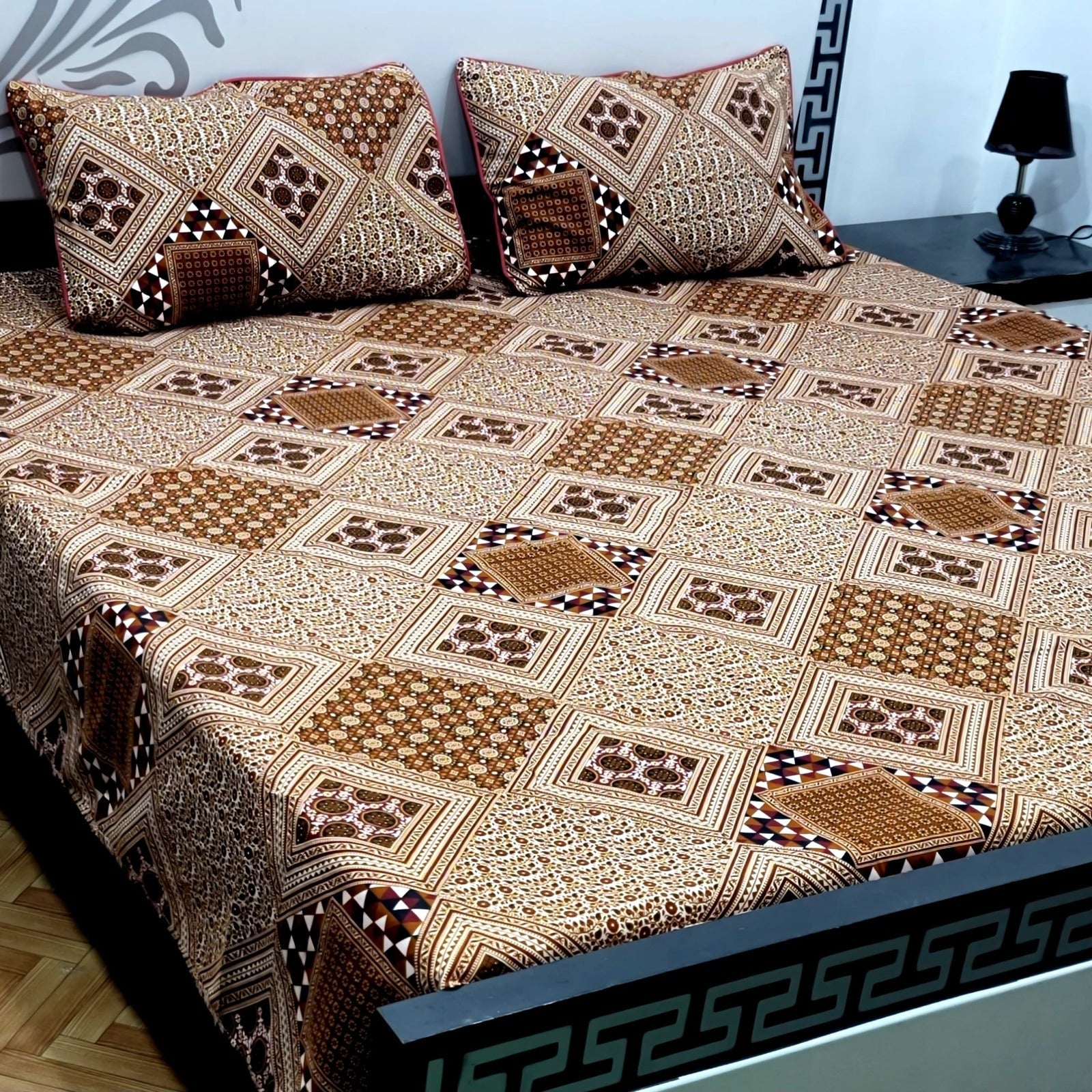 Luxury Crystal Cotton Bedsheet (King Size) CCB-K50