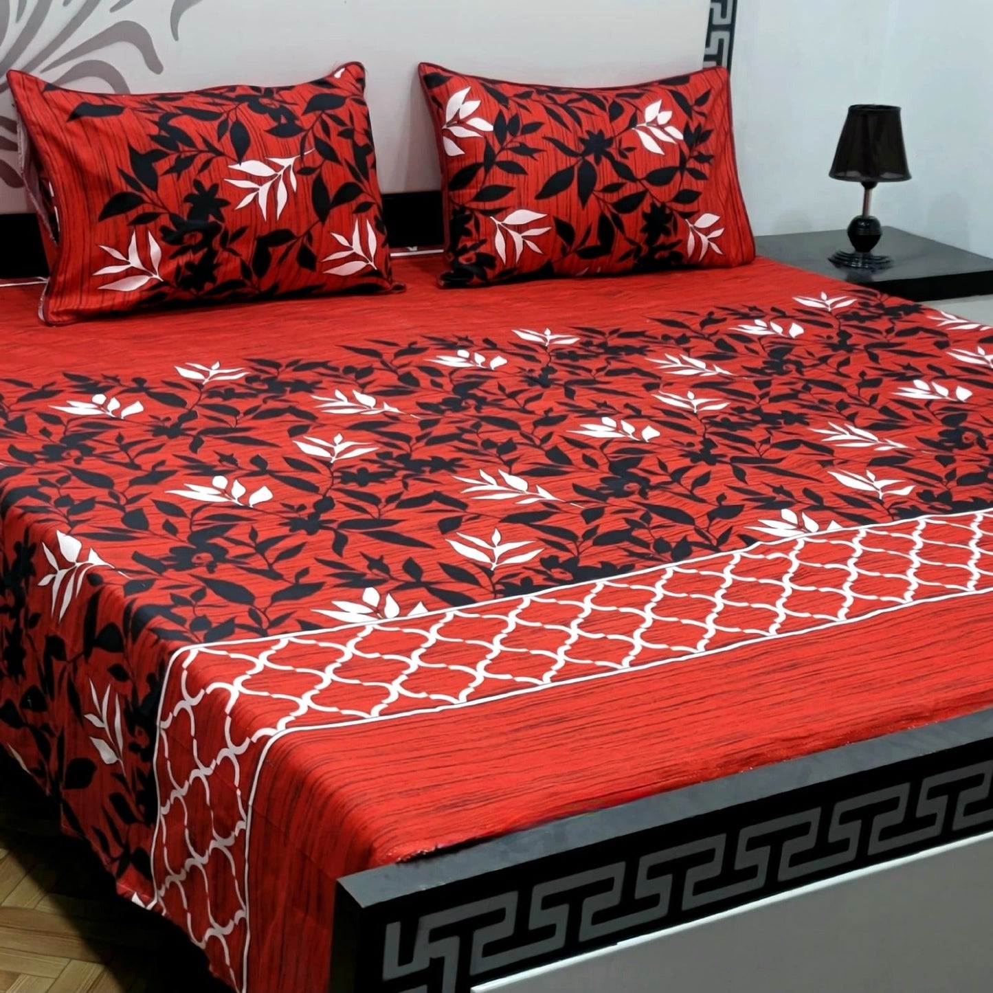 Luxury Crystal Cotton Bedsheet (King Size) CCB-K51