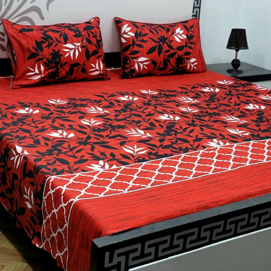 Luxury Crystal Cotton Bedsheet (King Size) CCB-K51