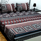 Luxury Crystal Cotton Bedsheet (King Size) CCB-K57